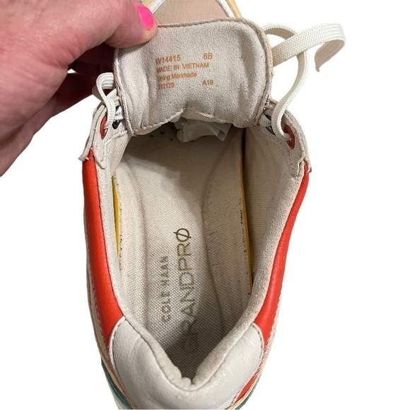 Cole Haan Grandpro Downtown Running Sneakers Pumice Stone Size 6 - Picture 10 of 13